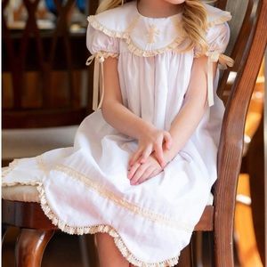 Embroidered cross dress | size 12 months